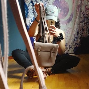 Mauve Mini Backpack Purse